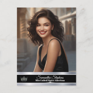 Cartão Postal Onyx Shine Pageant Promo
