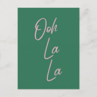 Ooh La Funny French Cote Rosa e Verde