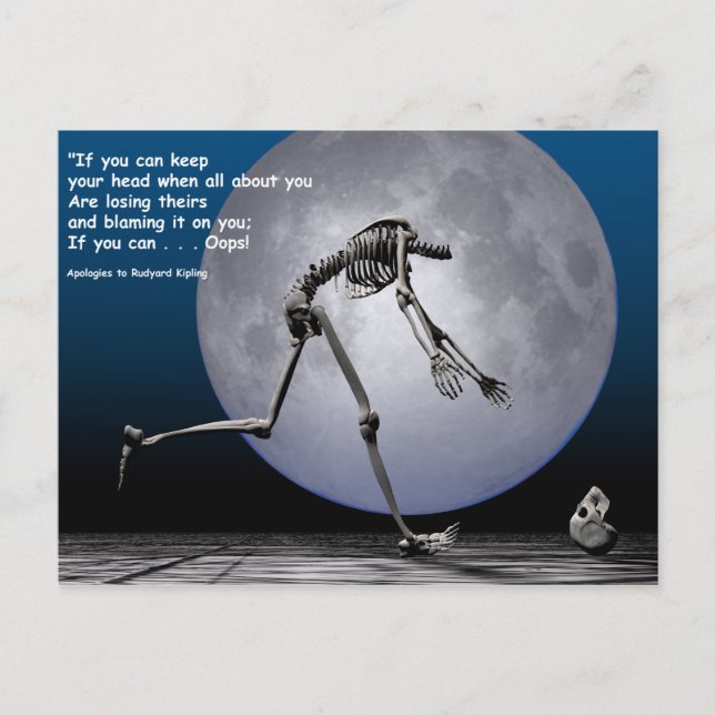 Cartão Postal Oops (Frente)