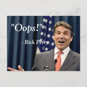 Cartão Postal Oops! - Perry Rick