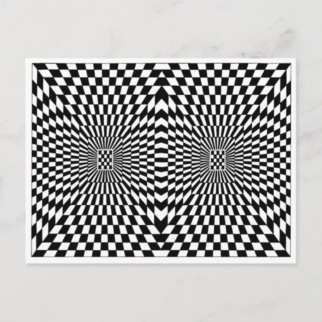 Cartão Postal OP -Art nº 6 em Emporio Moffa (Frente)