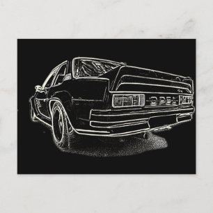 Cartão Postal Opel Ascona i400
