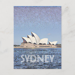 Cartão Postal ópera brilho sydney