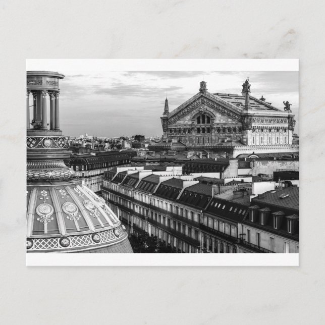 Cartão Postal Opéra Garnier, Paris, França (Frente)