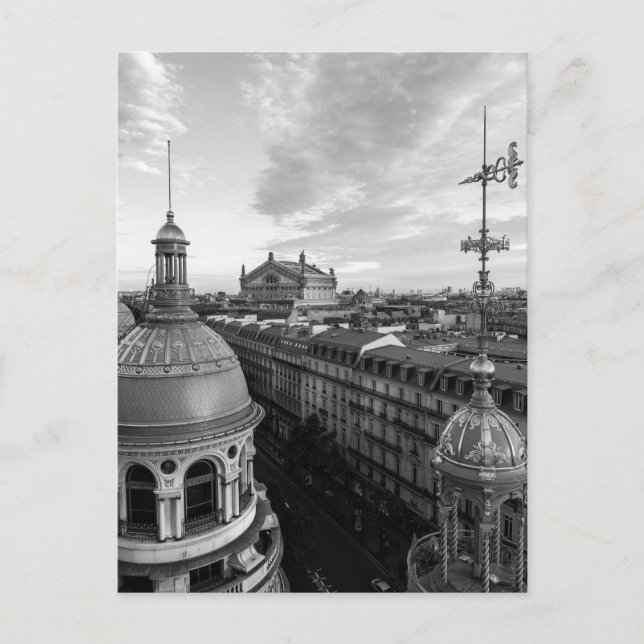 Cartão Postal opéra Garnier, Paris, França (Frente)