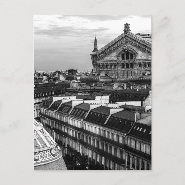 Cartão Postal Opéra Garnier, Paris, França (Frente)