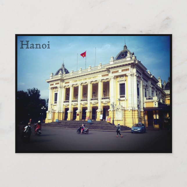 Cartão Postal ópera Grand Hanoi (Frente)