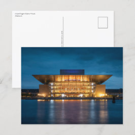 Cartão Postal Opera House de Copenhaga