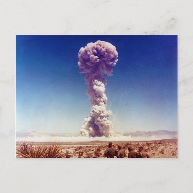 Cartão Postal Operação de ensaio de armas nucleares Buster-Jangl (Frente)