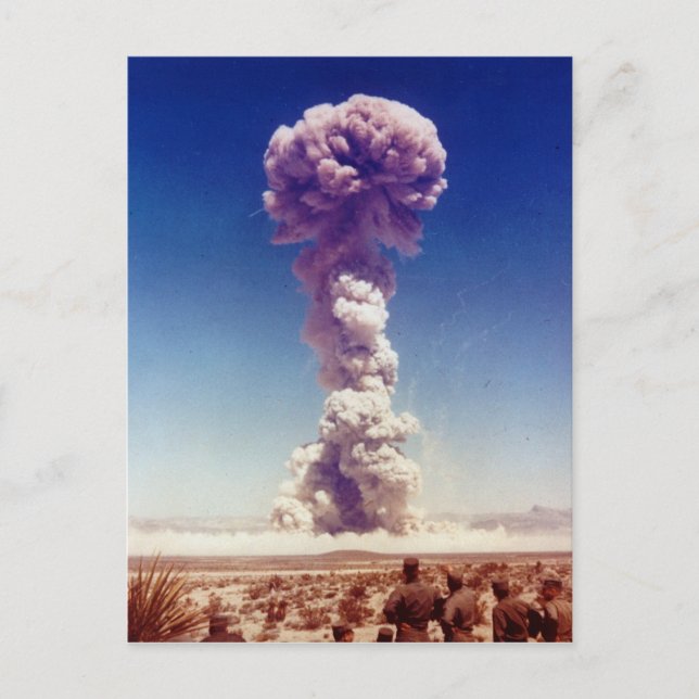 Cartão Postal Operação de ensaio de armas nucleares Buster-Jangl (Frente)