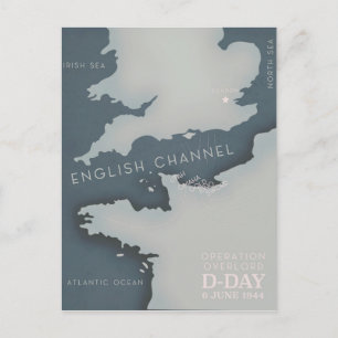 Cartão Postal Operação do dia D, Senhor poster militar.