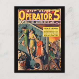 Cartão Postal Operador de Serviço Secreto 5 - Set-Out 1938a_Pulp