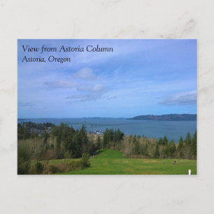 Cartão Postal Opiniões da Coluna Astoria, Oregon