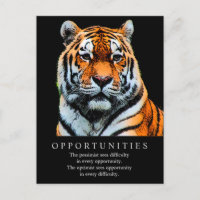 Oportunidades Motivacionais Dizendo Tigre de Cotaç