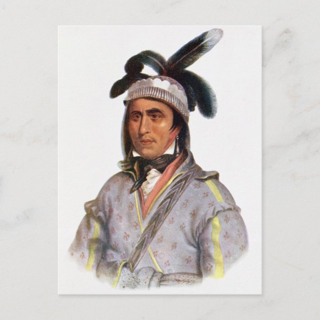 Cartão Postal Opothle-Yoholo, um chefe Creek (Frente)