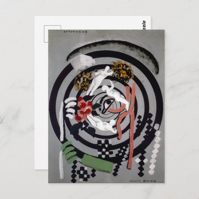 Cartão Postal Optofone 2 | Francis Picabia | (Frente/Verso)