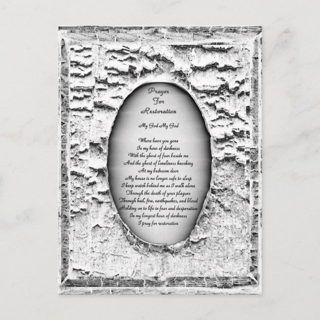 Cartão Postal Oração à restauração (Frente)