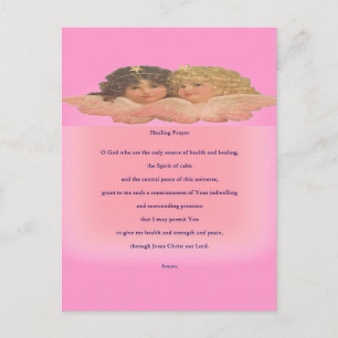 Cartão Postal oração da cura