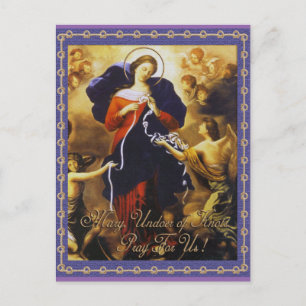 Cartão Postal Oração do Papa Francisco à Nossa Senhora Untier
