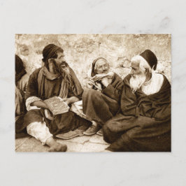 Cartão Postal Orações judaicas em Jerusalém