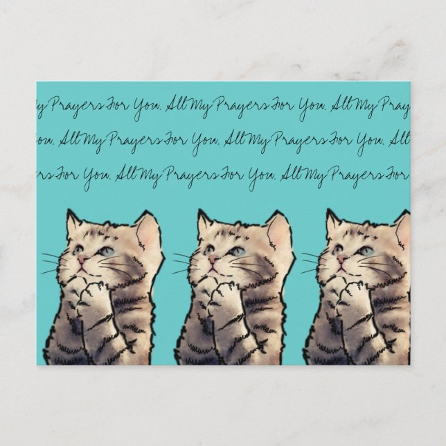 Cartão Postal Orações para você (Frente)