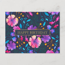 Cartão postal oral Colorido de Mensagem Personaliz
