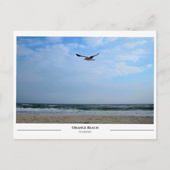 Cartão Postal Orange Beach Alabama (Frente)