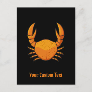 Cartão Postal Orange Crab