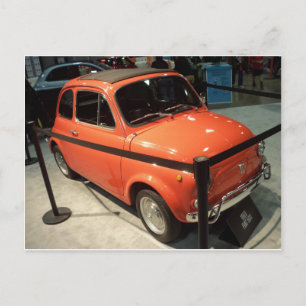 Cartão Postal Orange Fiat