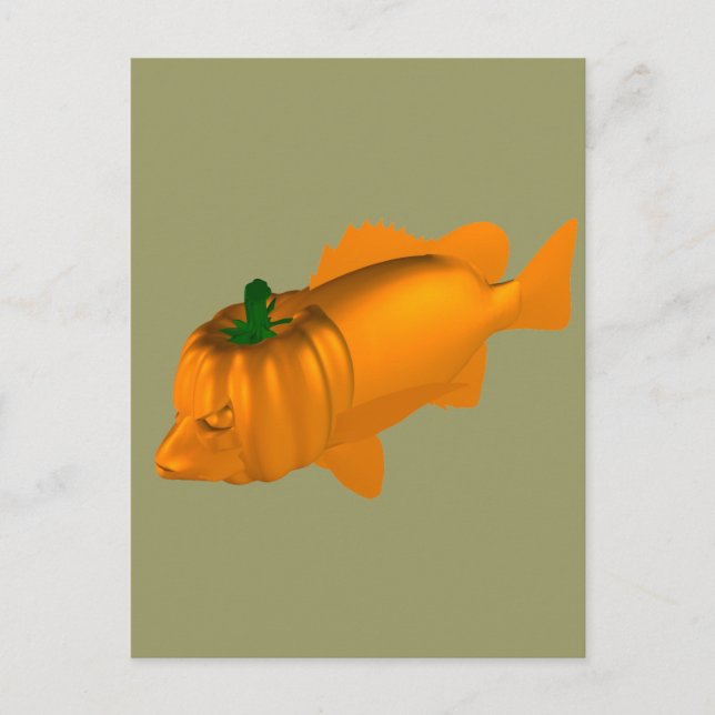 Cartão Postal Orange Mangrove Jack (Frente)