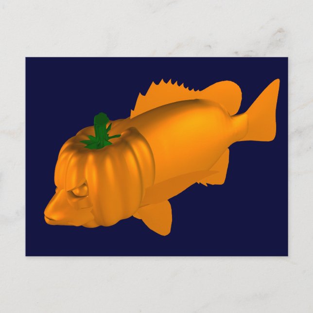 Cartão Postal Orange Mangrove Jack (Frente)