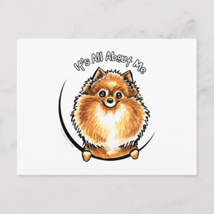 Cartão Postal Orange Pomeranian IAAM