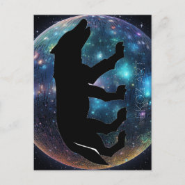 Cartão Postal Orb Espacial do Lobo Picado