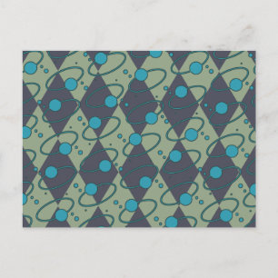 Cartão Postal Órbita Diamante Azul