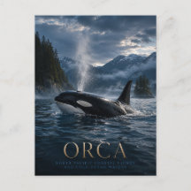 Orca Fjord do Pacífico Norte ANIMAIS