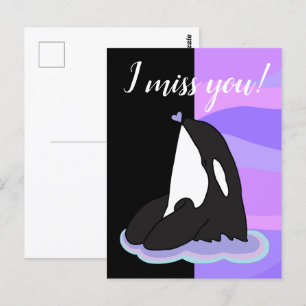 Cartão Postal Orca Killer Whale