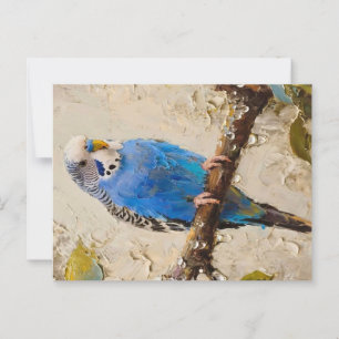 Cartão Postal Orçamento Azul