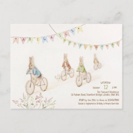 Cartão Postal Orçamento Peter Coelho Chá de fraldas de Gênero Co