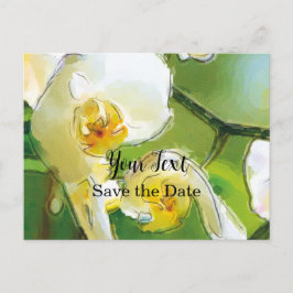 Cartão Postal Orchidee weiß - Aquarell-Design |