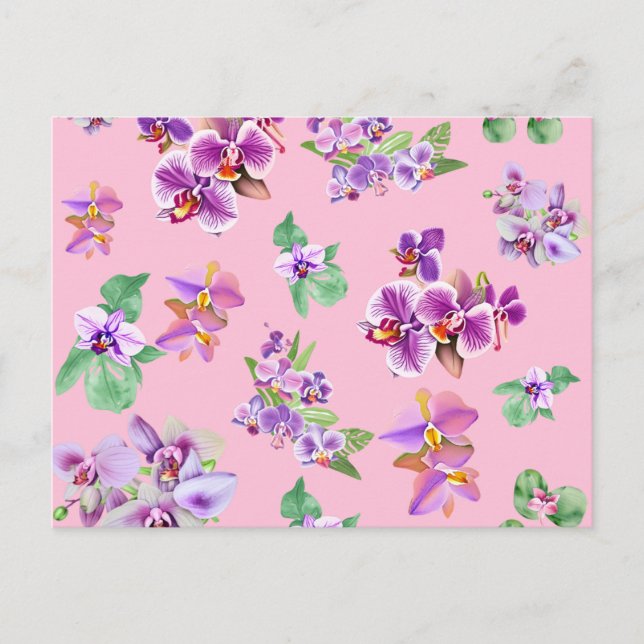 Cartão Postal Orchideen (Frente)