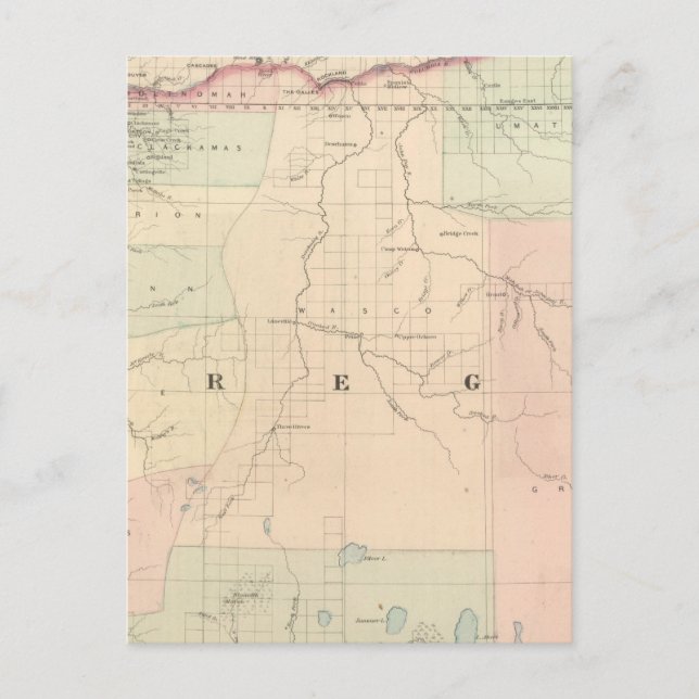 Cartão Postal Oregon (Frente)