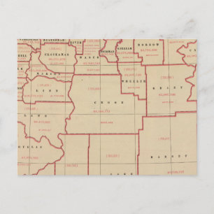 Cartão Postal Oregon agróico, valores de fazendas, produtos, á