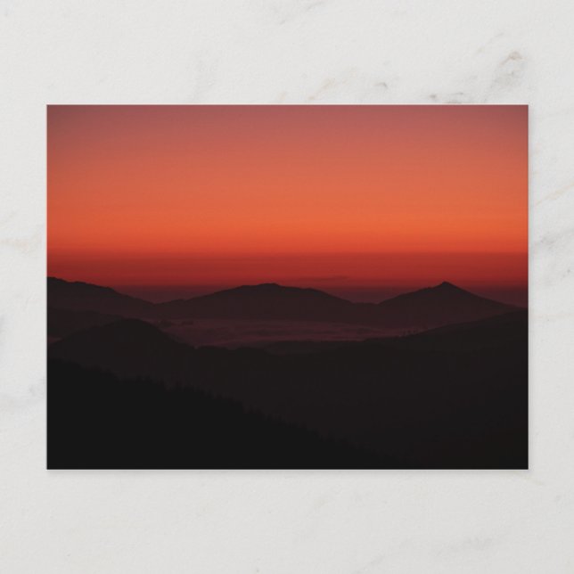 Cartão Postal Oregon Coast Sunset 03 (Frente)