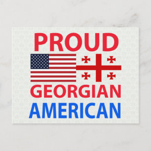 Cartão Postal Orgânico georgiano-americano