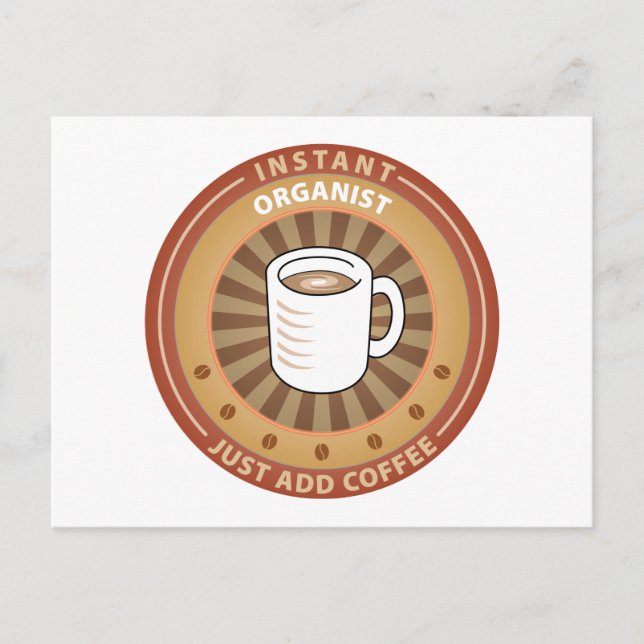 Cartão Postal Organista Instantâneo (Frente)