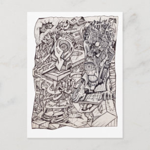 Cartão Postal Órgão de preocupações