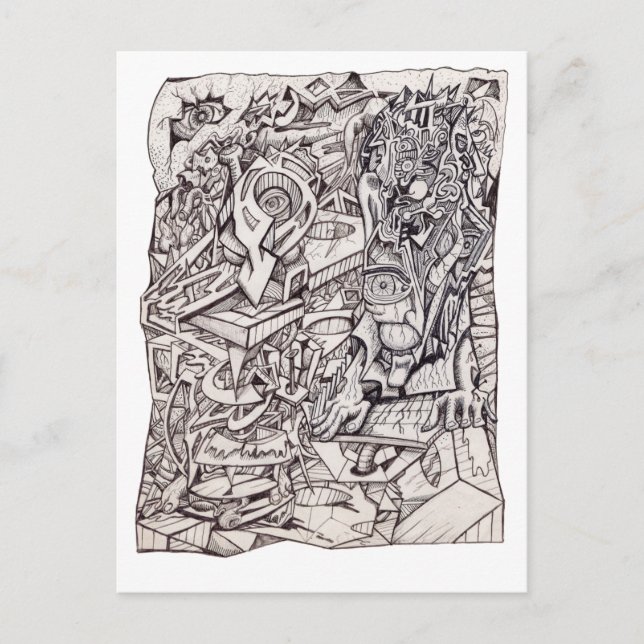 Cartão Postal Órgão de preocupações (Frente)