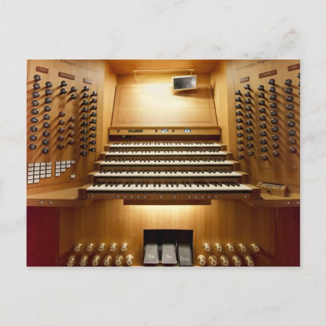 Cartão Postal Órgão Rieger, Xangai (Frente)