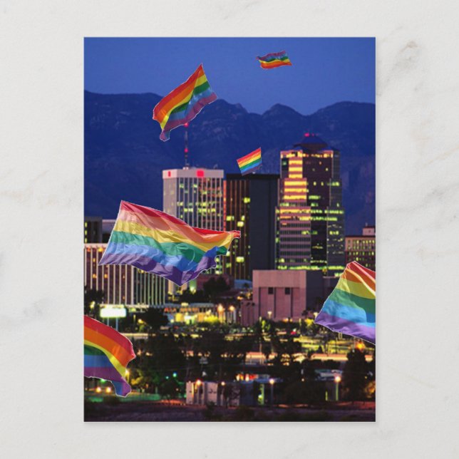 Cartão Postal Orgulho aéreo de Tucson, AZ (Frente)