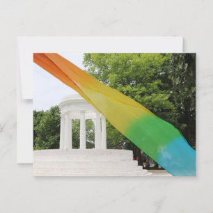 Cartão Postal Orgulho Arco-íris de Marshall Michigan